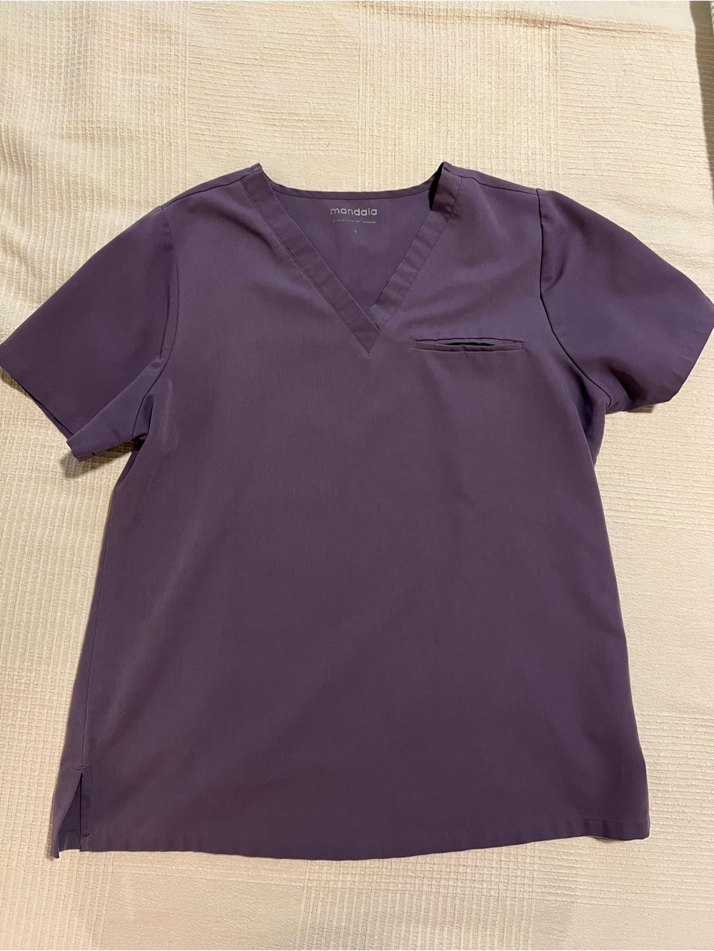 Mandala Dewberry One Pocket Top Large Scrubs
